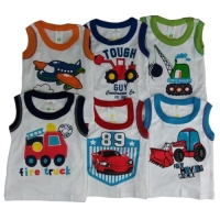 Boy's Baby/Toddler Vests - (sold singly)